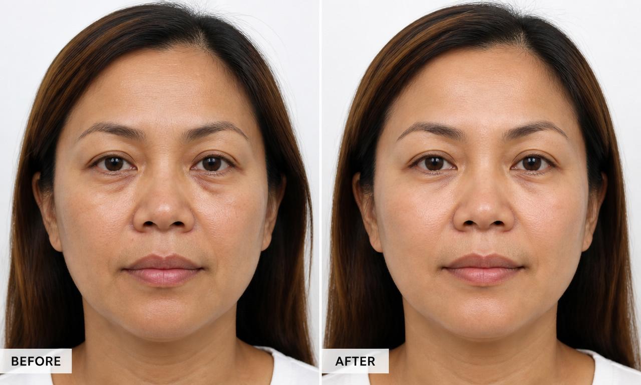 Full Skin Rejuvenation — before and after treatment at Lumière Aesthetic Clinic
